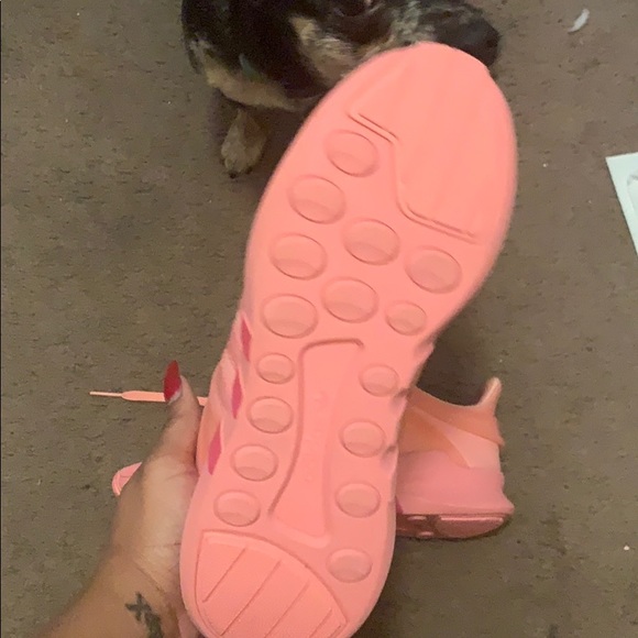 Women's bubble gum pink Adidas EQT ADV 91-16 - Picture 2 of 3